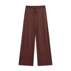3Pcs Womens Retro Fashion Straight Leg Pants