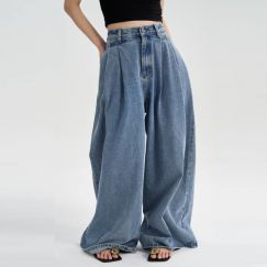 6Pcs Womens Hip Hop Loose Wide Leg Pants