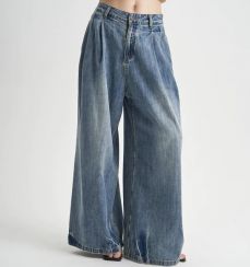 3Pcs Womens Fashion Loose High Waist Wide Leg Pants